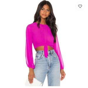 Superdown fuchsia top!!